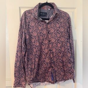 Like new Robert Graham Paisley Button-Up Shirt sz XL